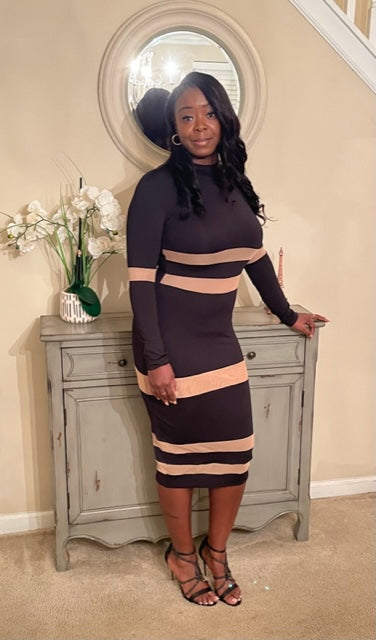Middle Stripe Dress