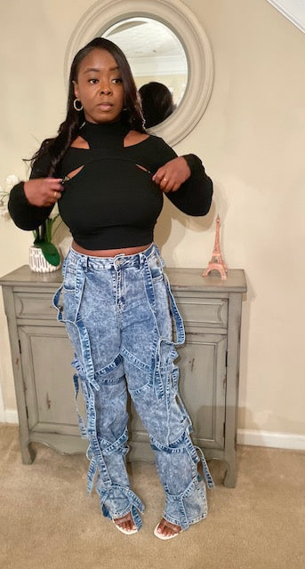 Strap Up Jeans