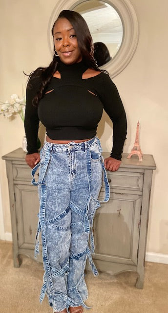 Strap Up Jeans