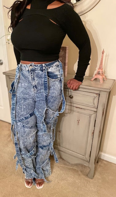 Strap Up Jeans