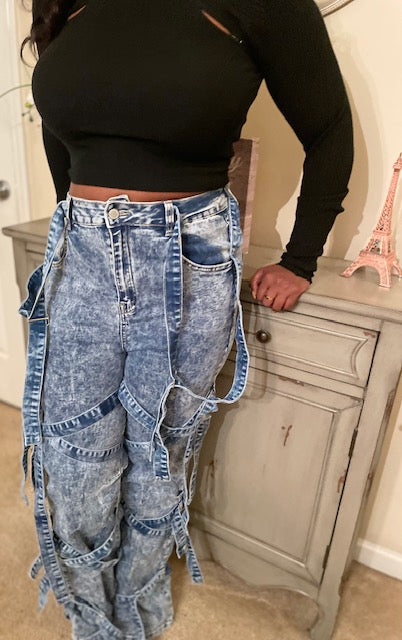 Strap Up Jeans