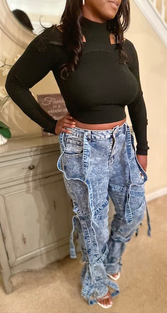Strap Up Jeans