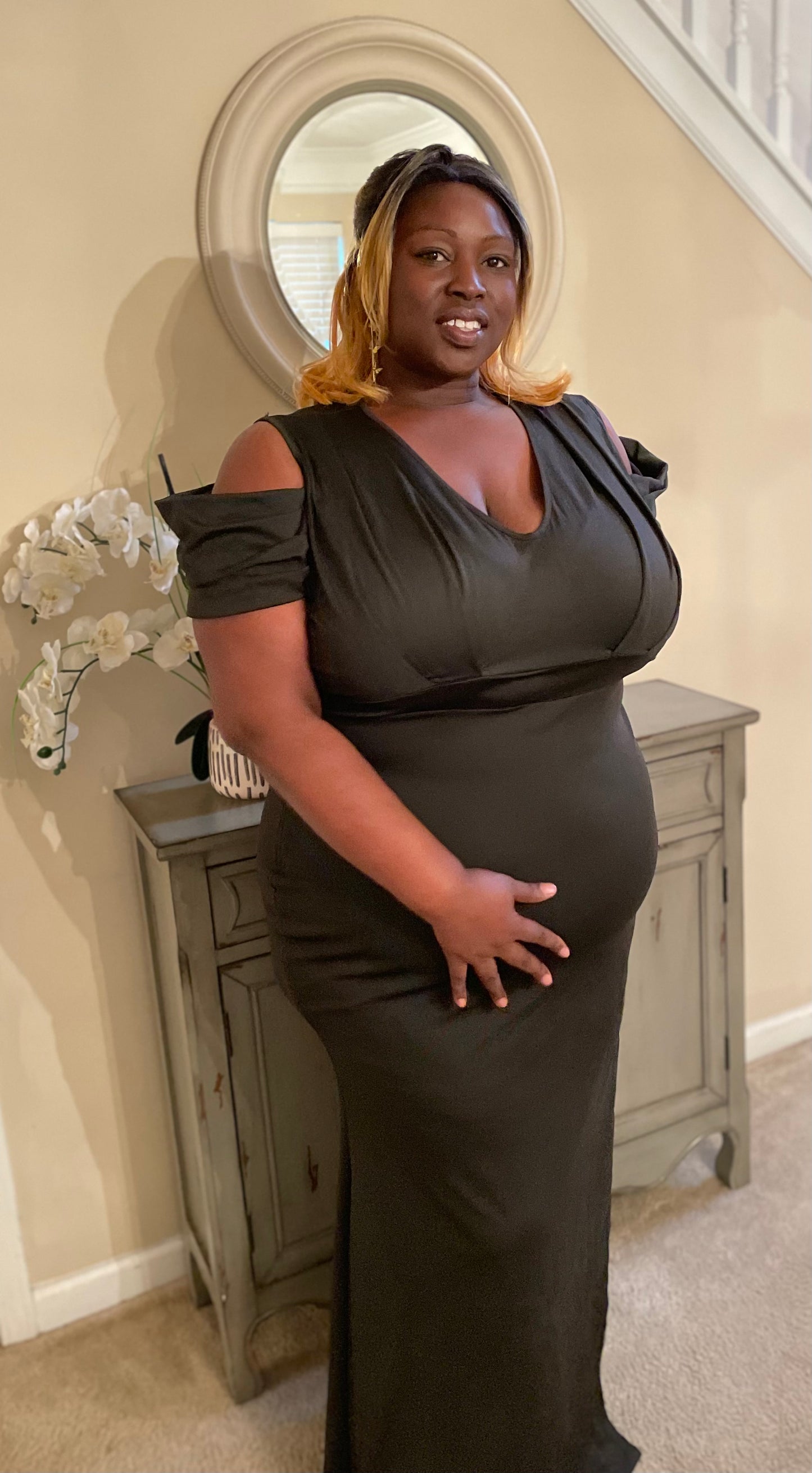 Open Shoulder Dress