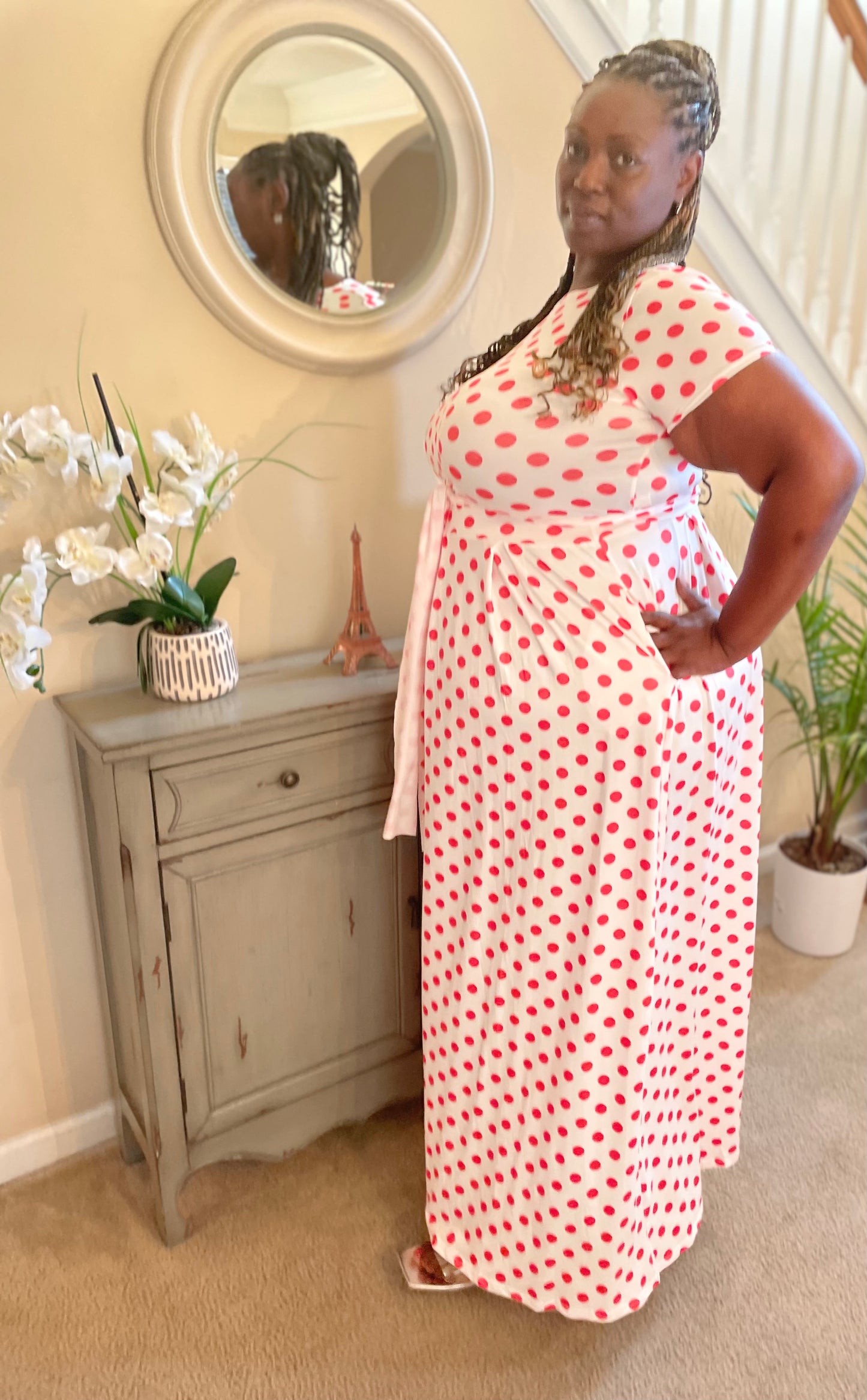 Polka Dot 2pc Skirt Set